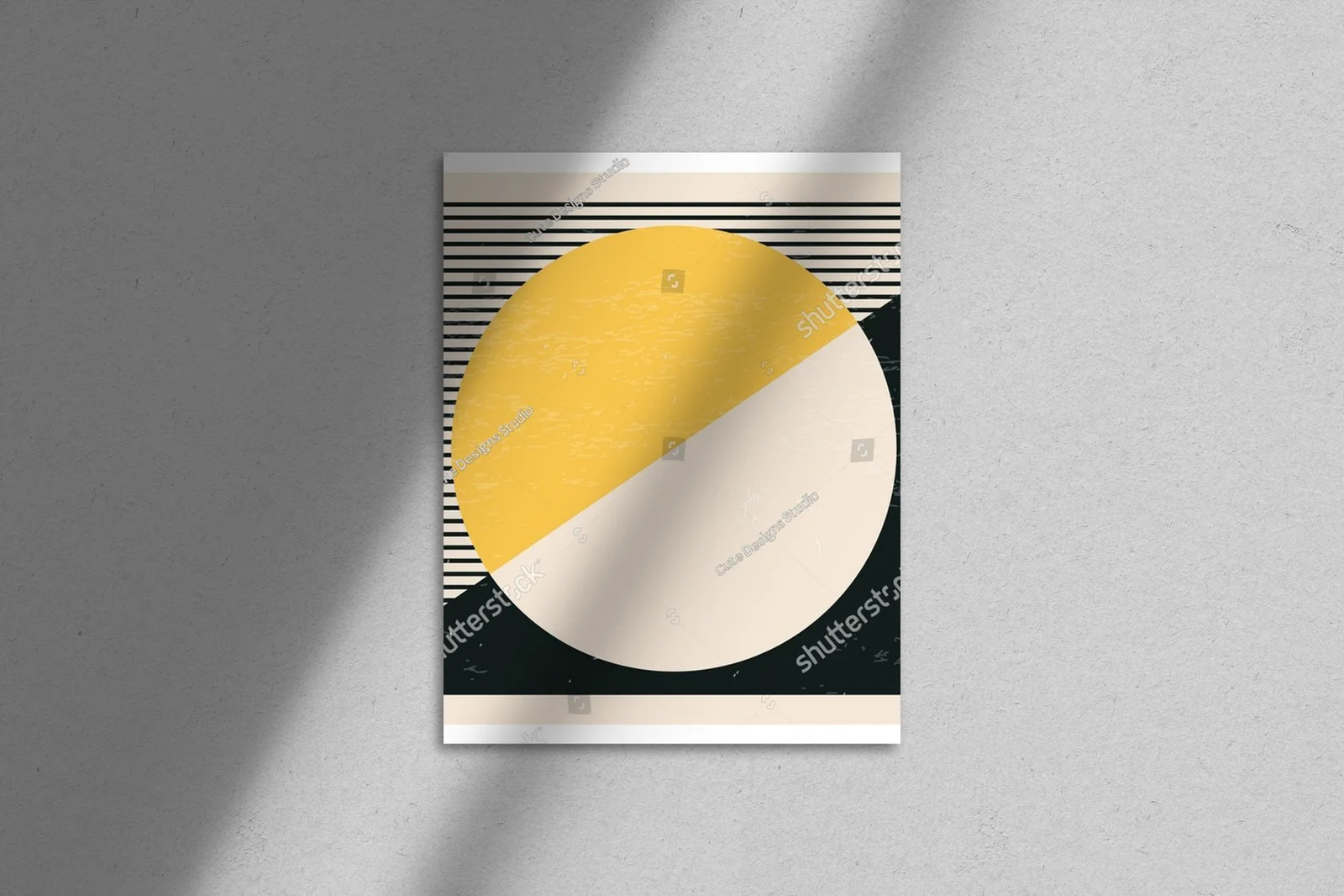 Geometryczne abstrakcje w pastelowych tonach
