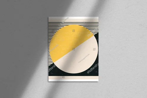 Geometryczne abstrakcje w pastelowych tonach
