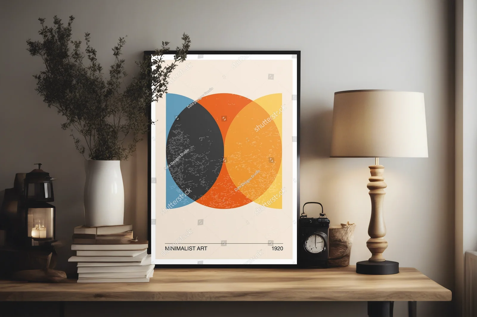 Geometryczne harmonijki w pastelowej tonacji