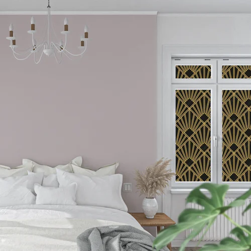 Elegancka harmonia Art Deco w ciemnych odcieniach
