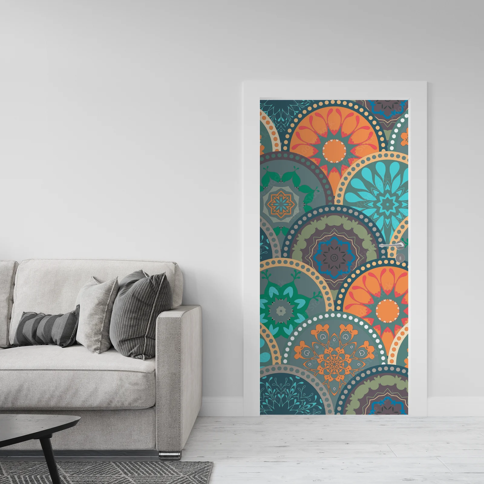 Elegancka abstrakcja w pastelowych odcieniach