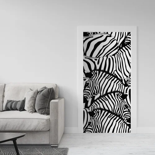 Elegancka zebra w monochromatycznych odcieniach