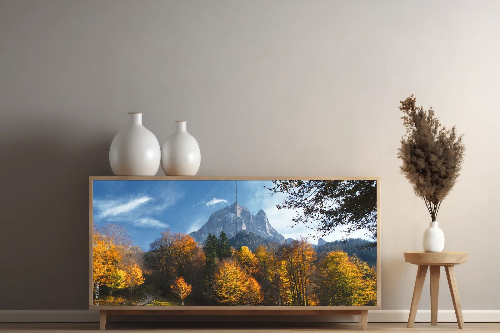Autumnal pejzaż z leśnymi inspiracjami