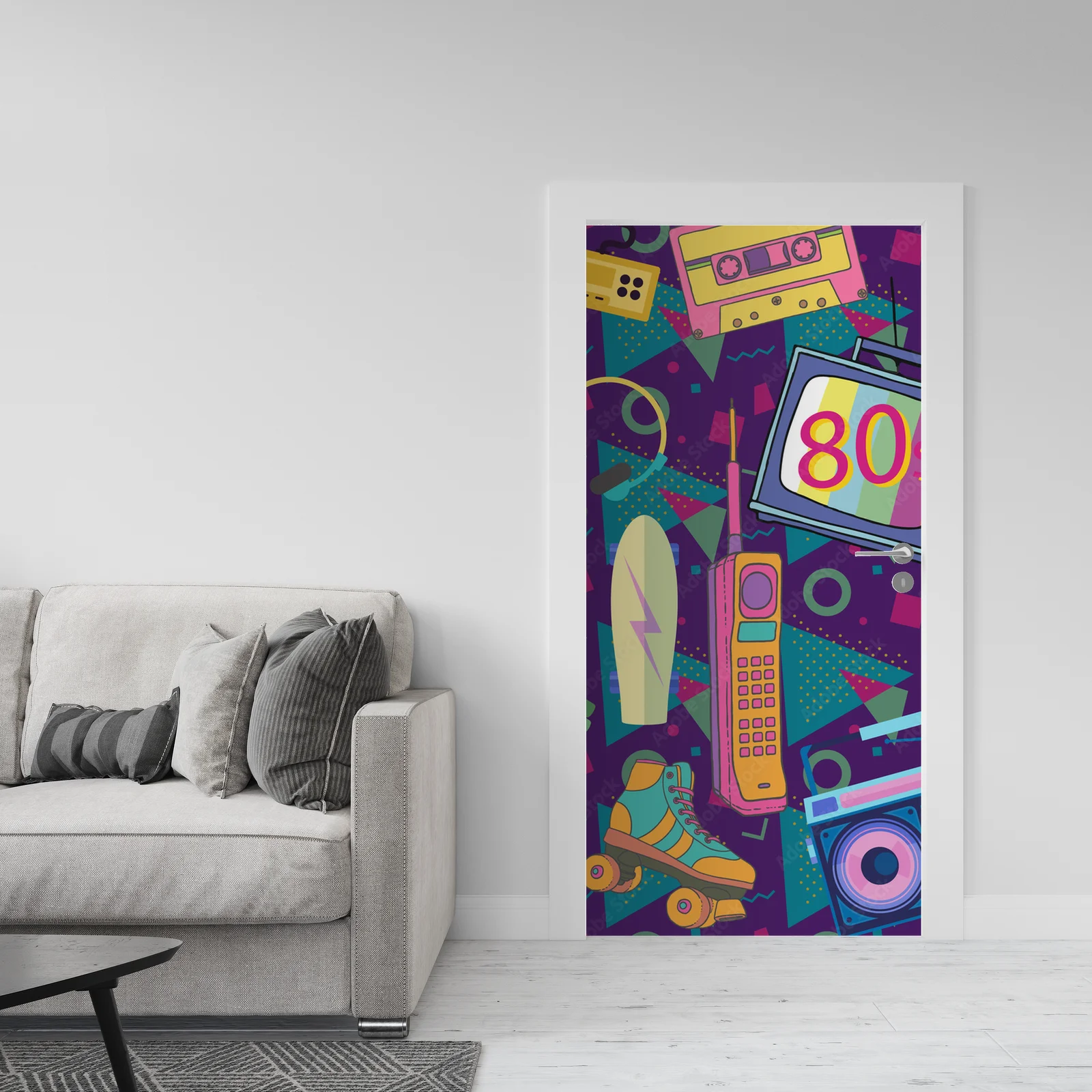 Energiczne lata 80. w kolorze retro