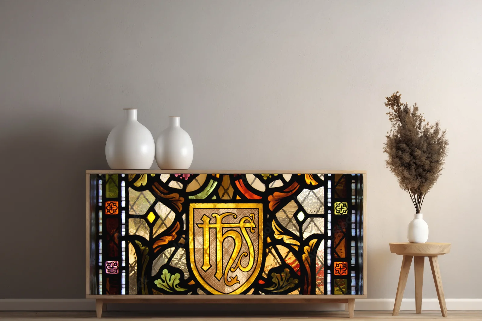 Mosaic w intensywnych odcieniach światła