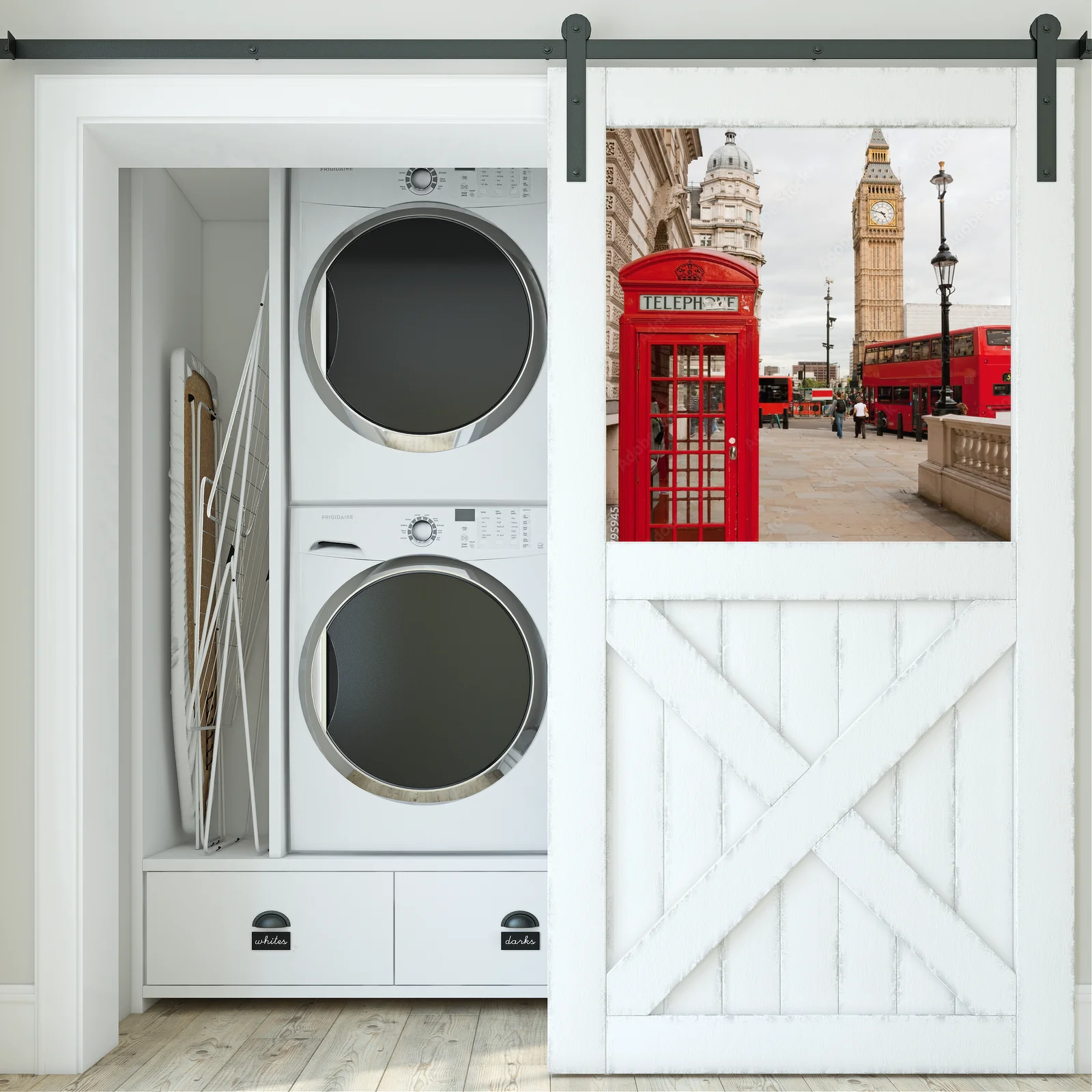 Elegancka panorama Londynu w stonowanych odcieniach