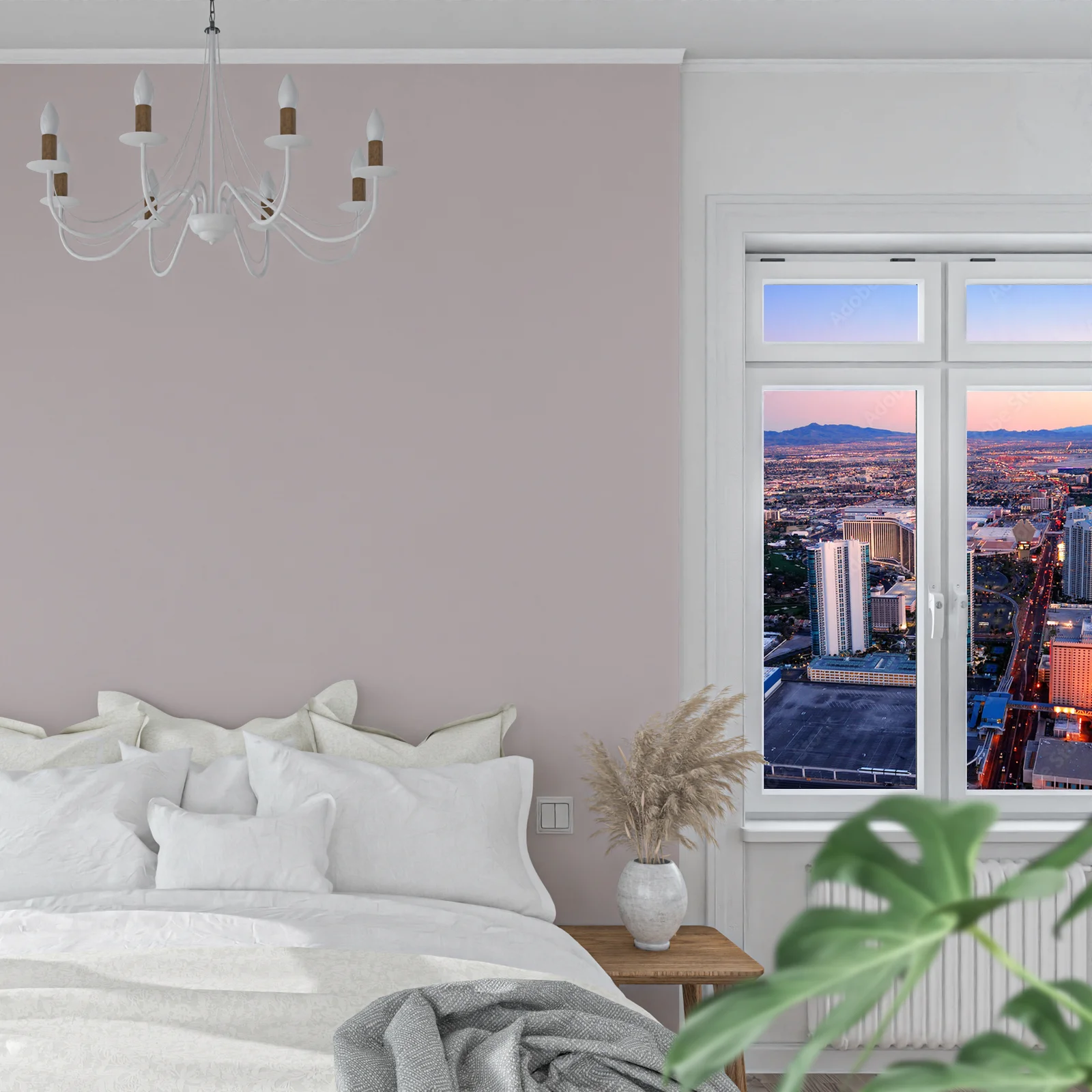 Widok na Las Vegas w hipnotyzujących odcieniach
