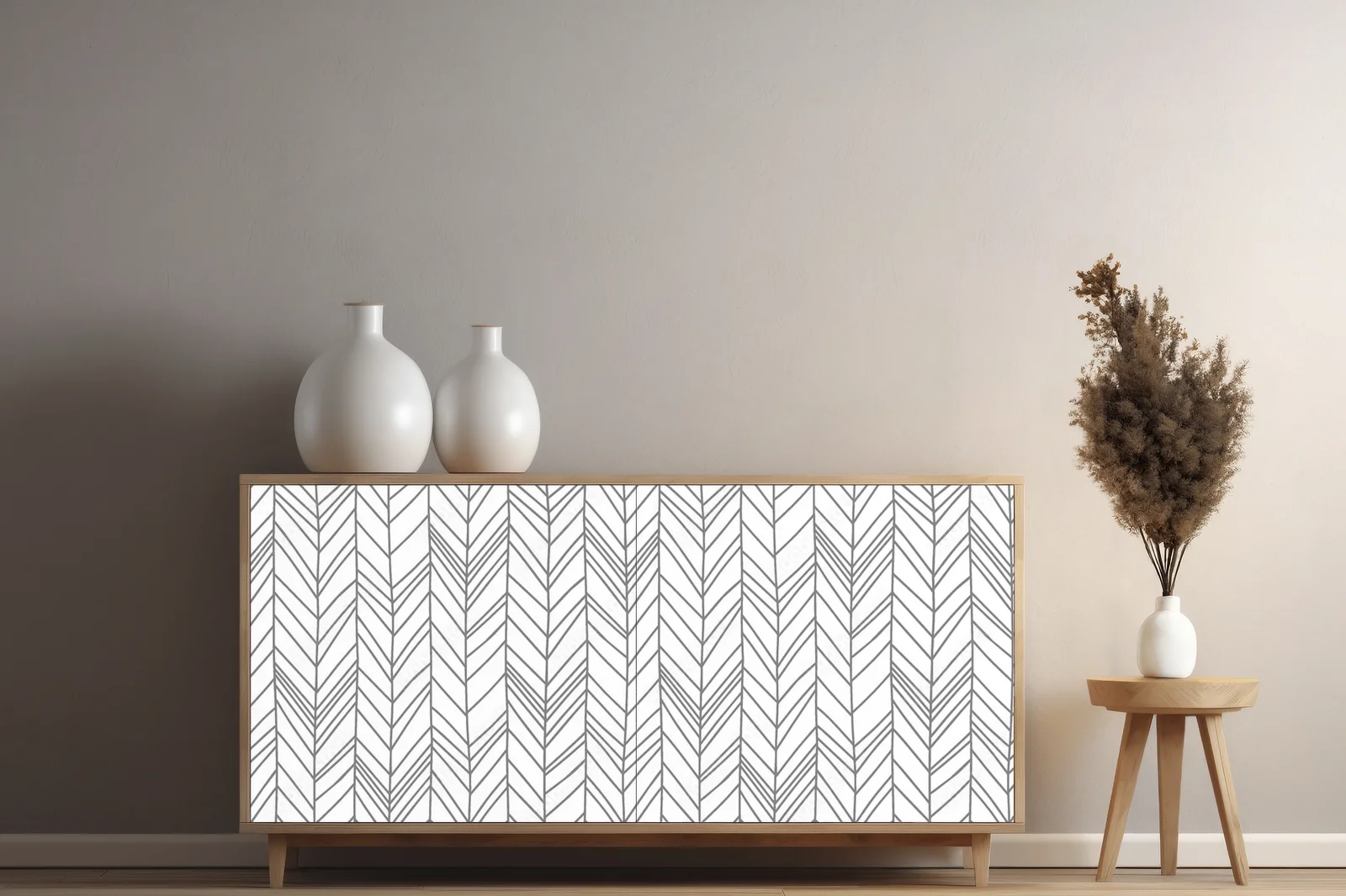 Elegancka harmonijka w skandynawskim stylu