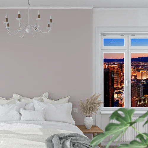 Nocna panorama miasta Las Vegas pełna magii