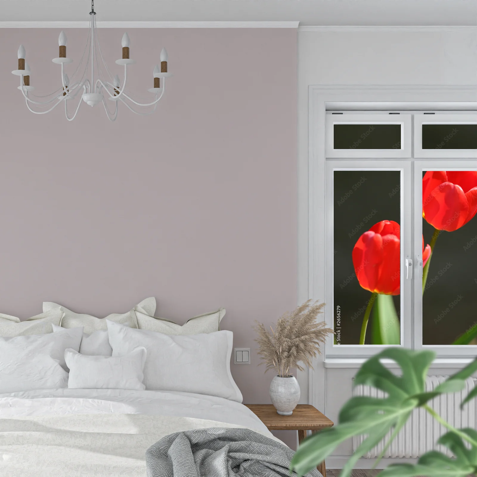Czerwone tulipany w eleganckim ujęciu