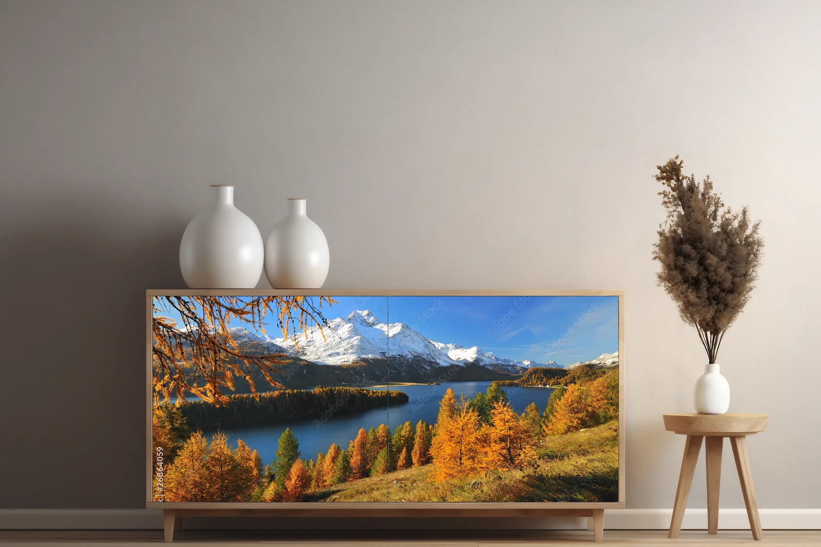 Harmonia barw w jesiennych pejzażach naturalnych