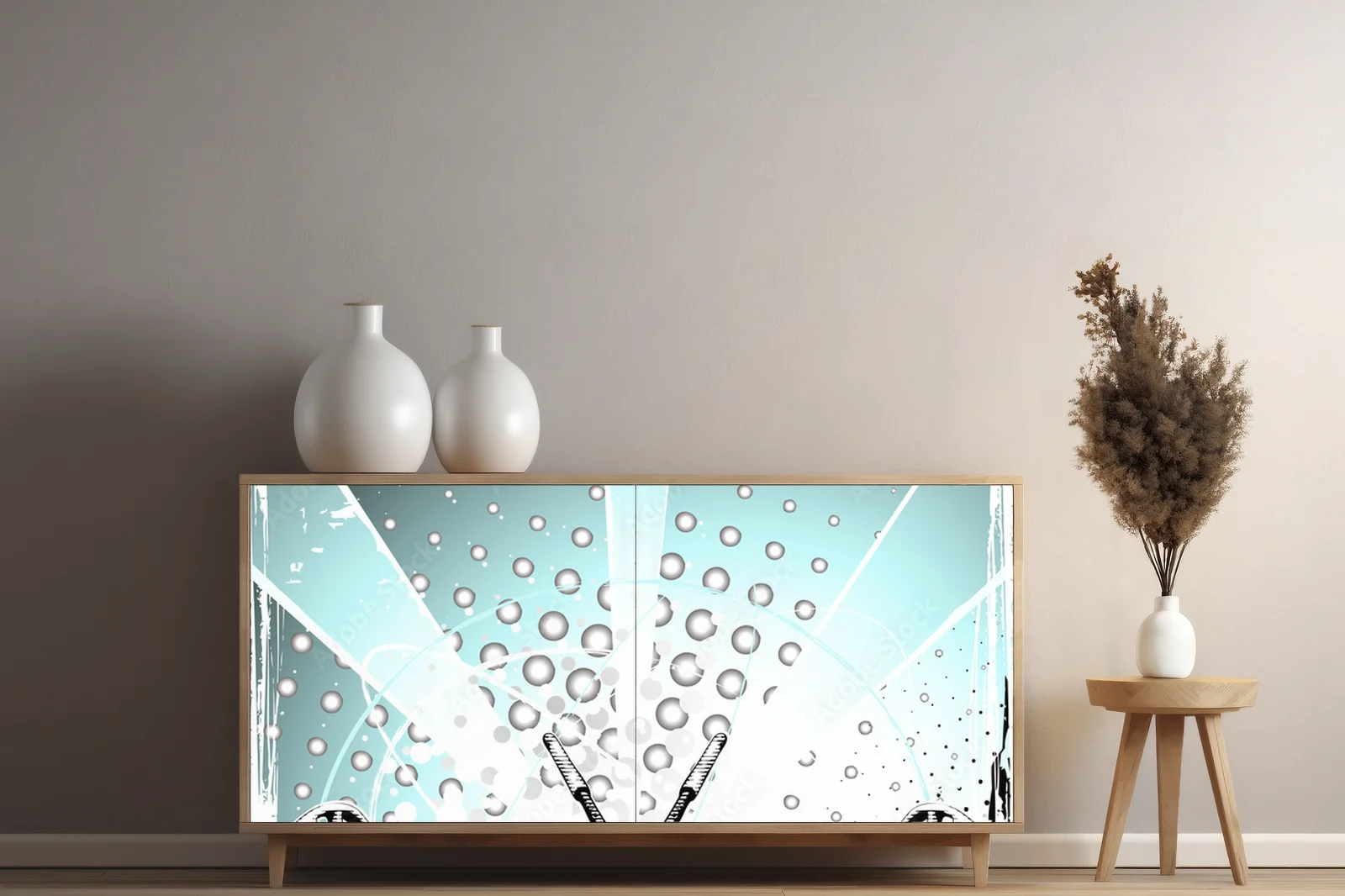 Energetyzująca grafika w minimalistycznym stylu