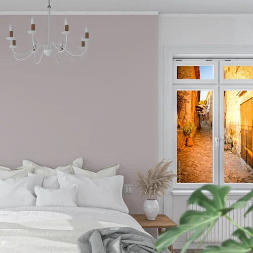 Spokojna ulica La Provence w pastelowych barwach