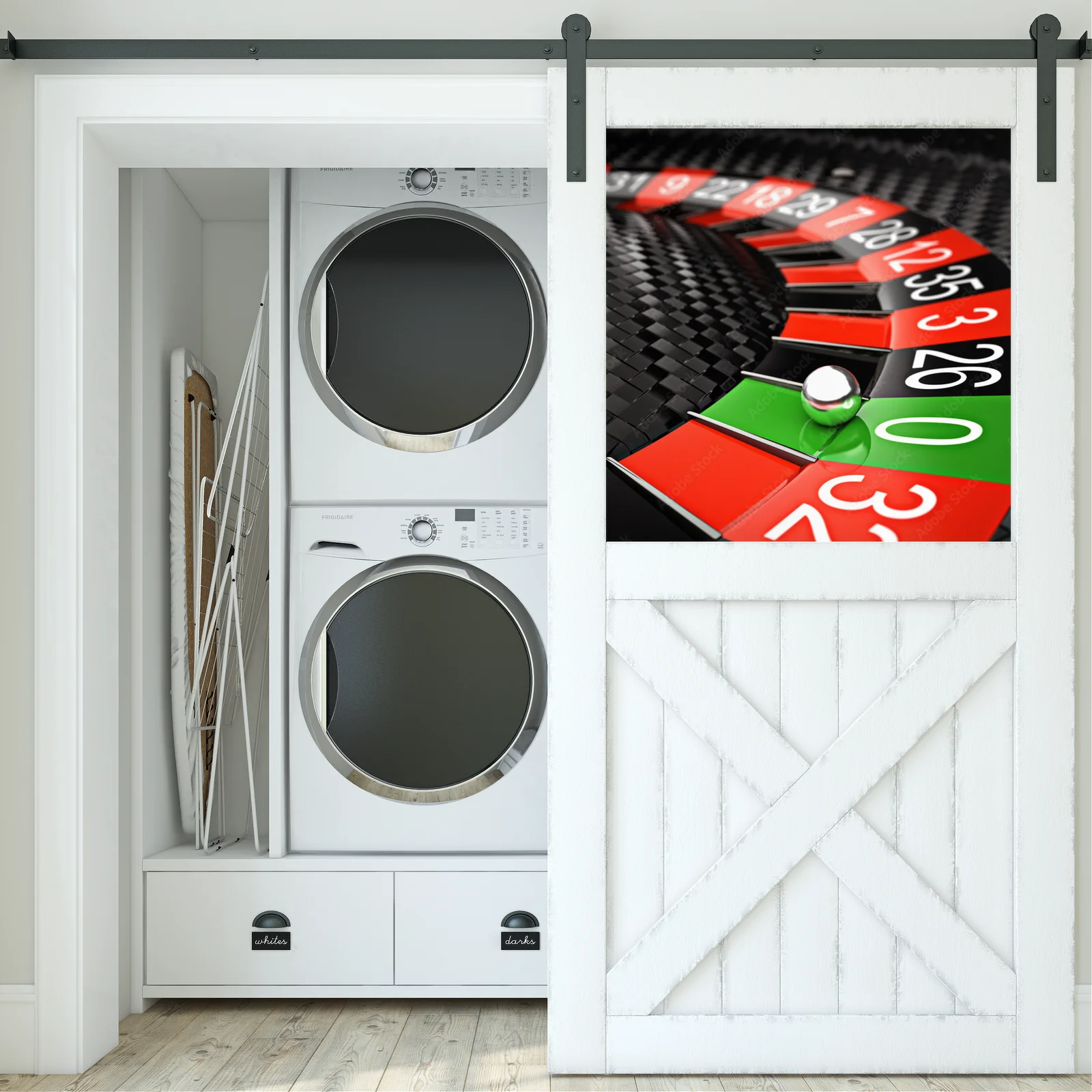 Elegancka grafika inspirowana ruletką