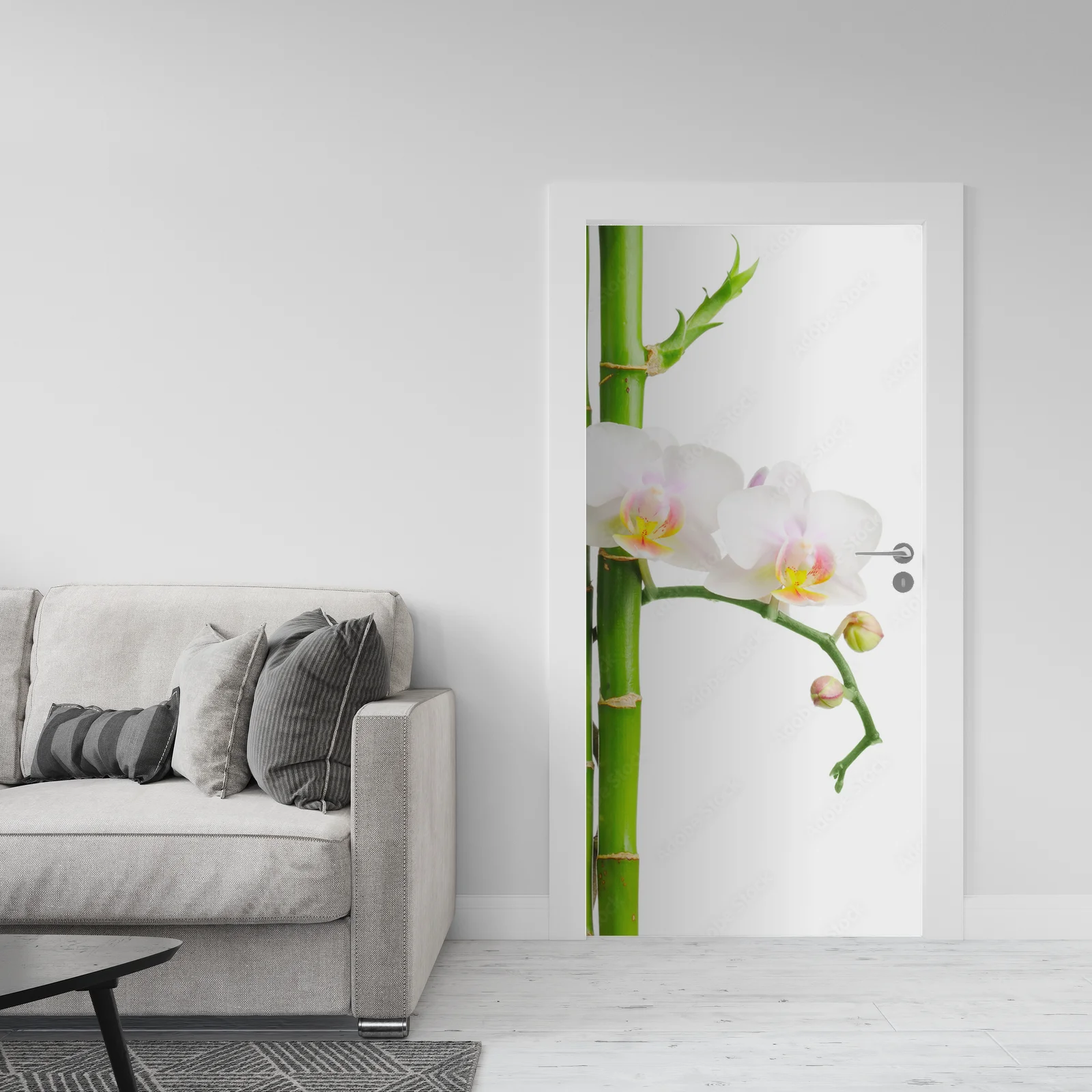 Elegancja orchidei: biały powiew naturalności