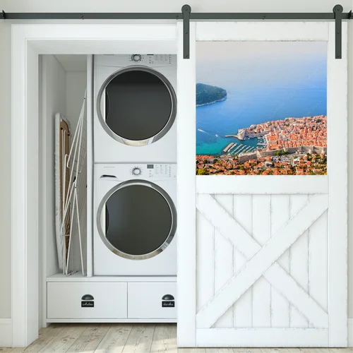 Atrakcyjne ujęcie Dubrovnika z lotu ptaka