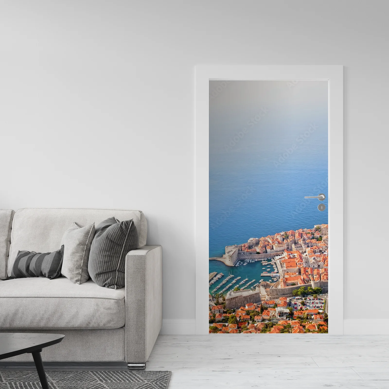 Atrakcyjne ujęcie Dubrovnika z lotu ptaka