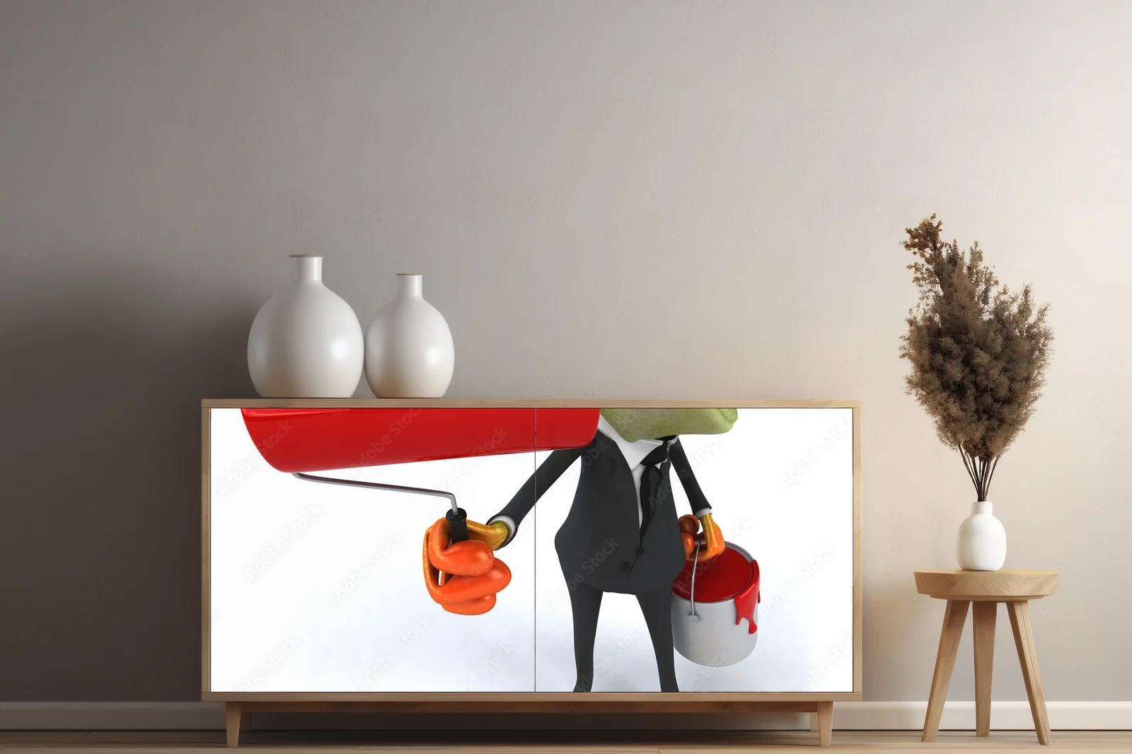 Elegancki żaba biznesowy w stonowanej palecie