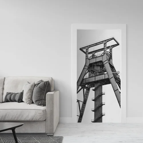 Elegancka monochromatyczna panorama architektoniczna