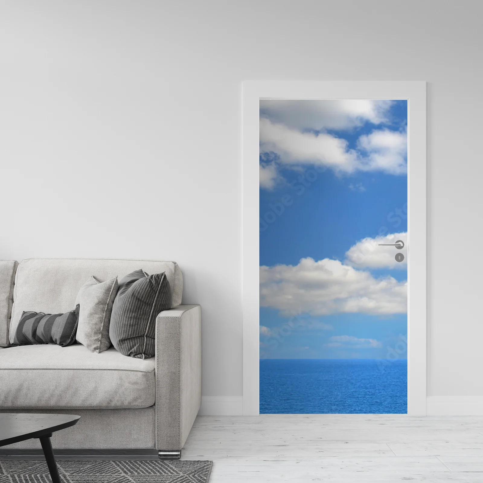 Panoramiczne widoki oceanu w niezwykłych odcieniach niebieskiego