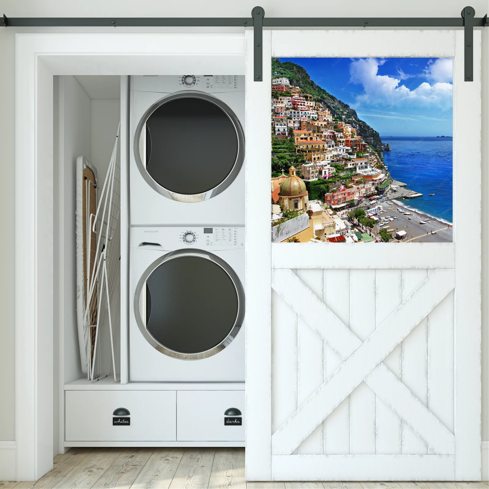 Romantyczne widoki Positano na Amalfi