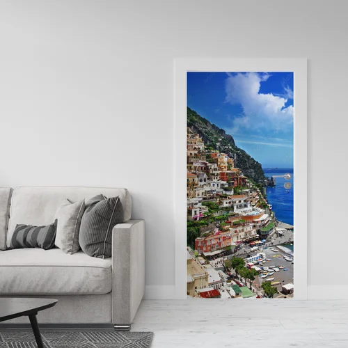 Romantyczne widoki Positano na Amalfi