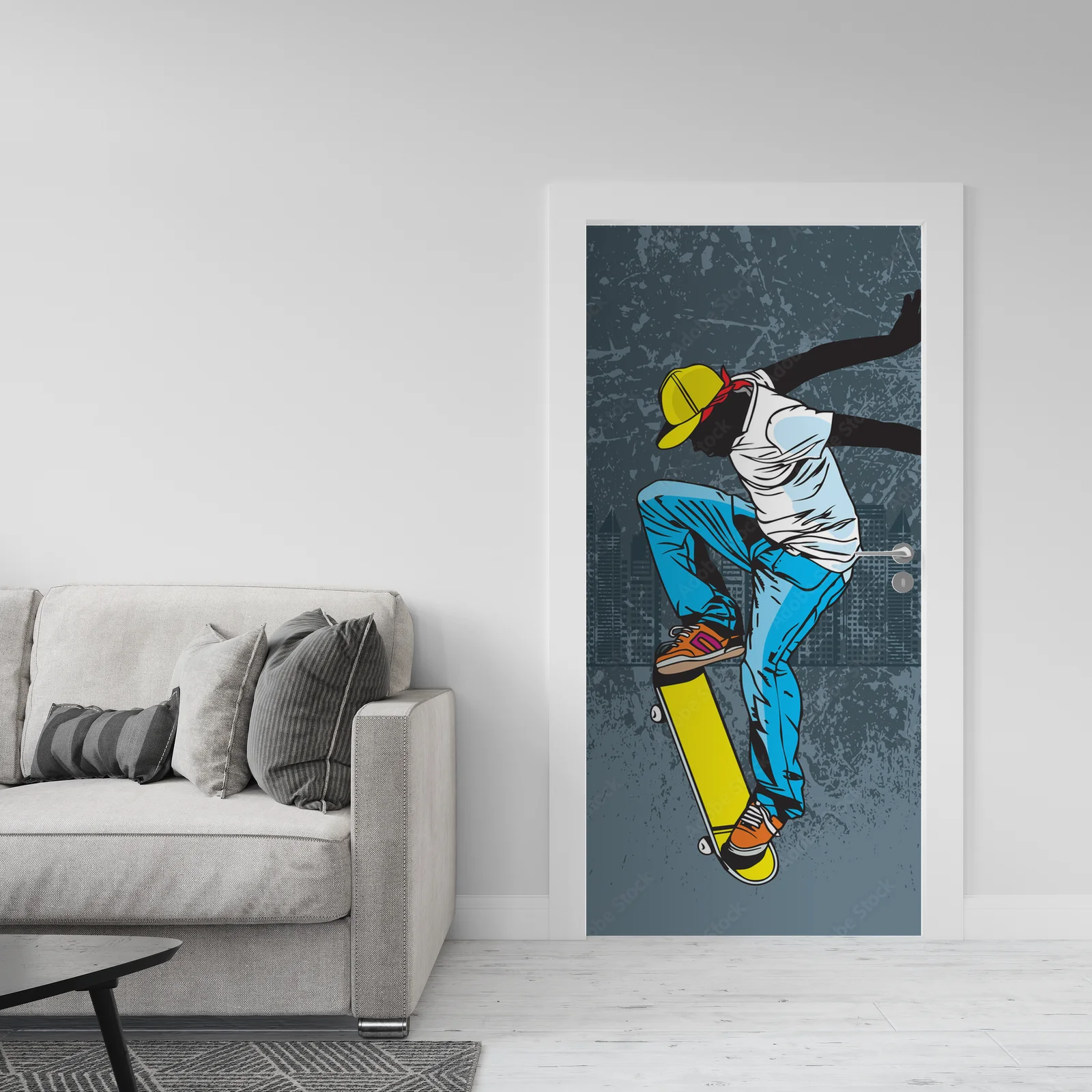 Skateboarding: Młodzieńcza energia w nostalgicznych barwach