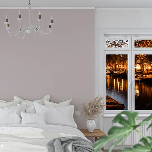 Nocny Amsterdam w tajemniczych odcieniach