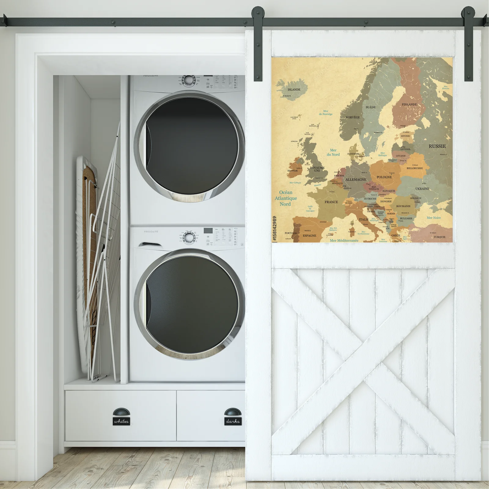 Vintage map of Europe – Nostalgiczne odcienie