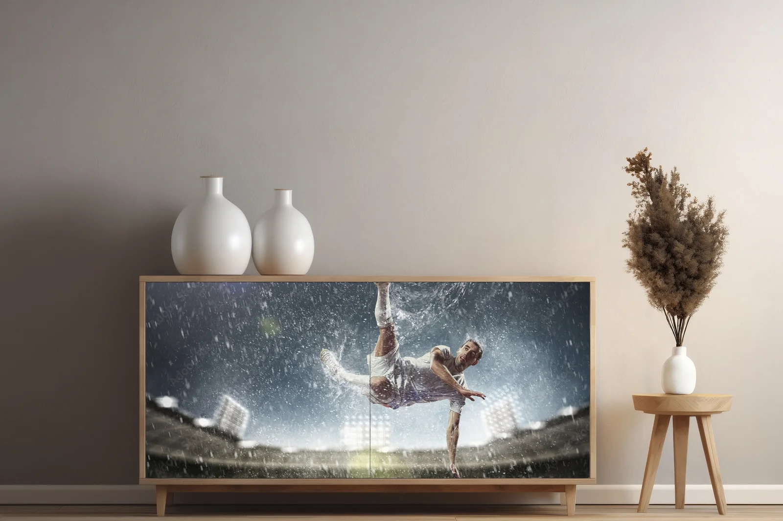Ekspresyjny futbol w mrocznych odcieniach