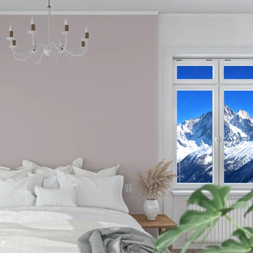 Zjawiskowy krajobraz Mont Blanc w białej tonacji