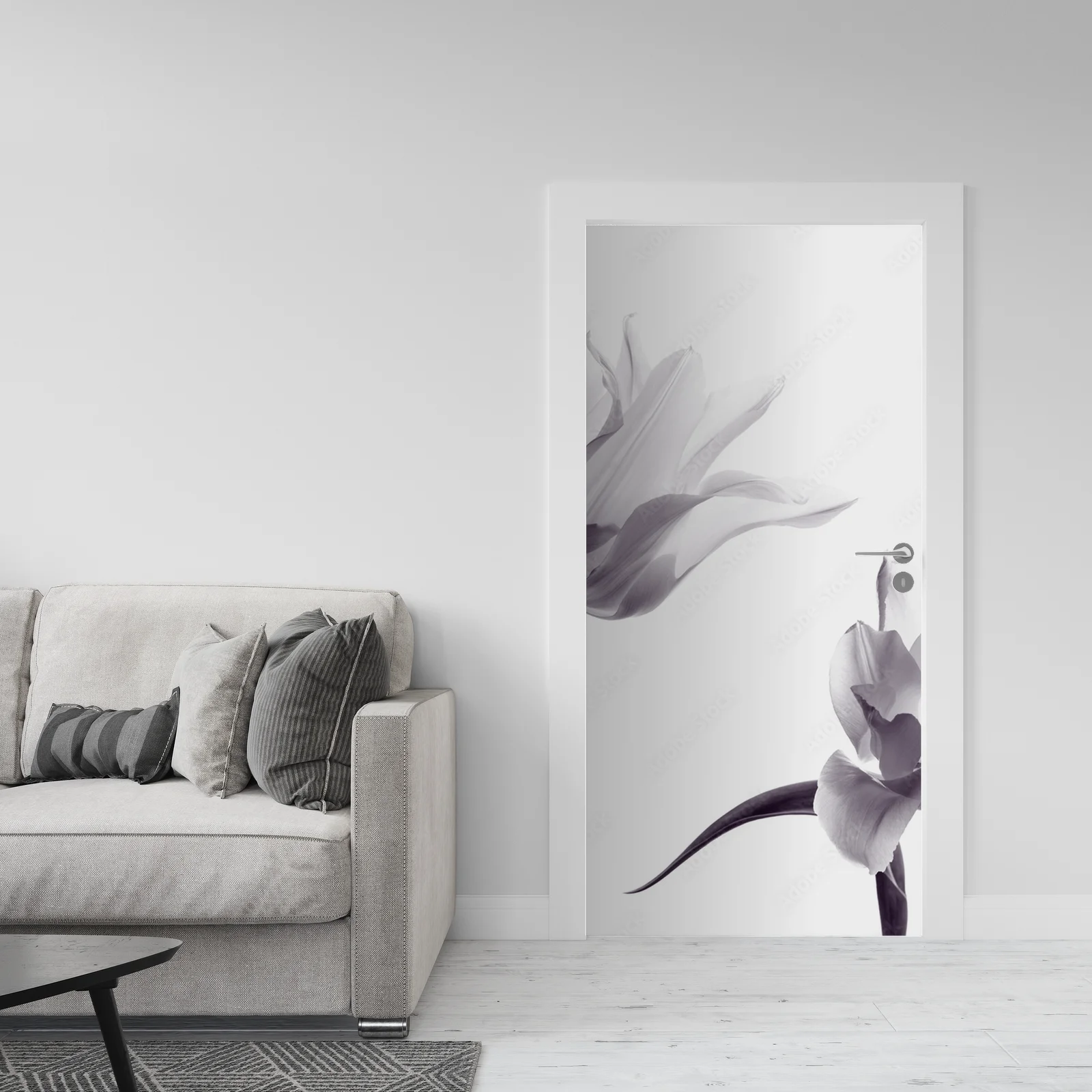 Subtelne tulipany w monochromatycznej harmonii