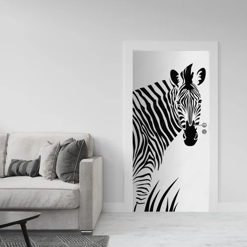 Elegancka zebra w harmonijnym czerni i bieli