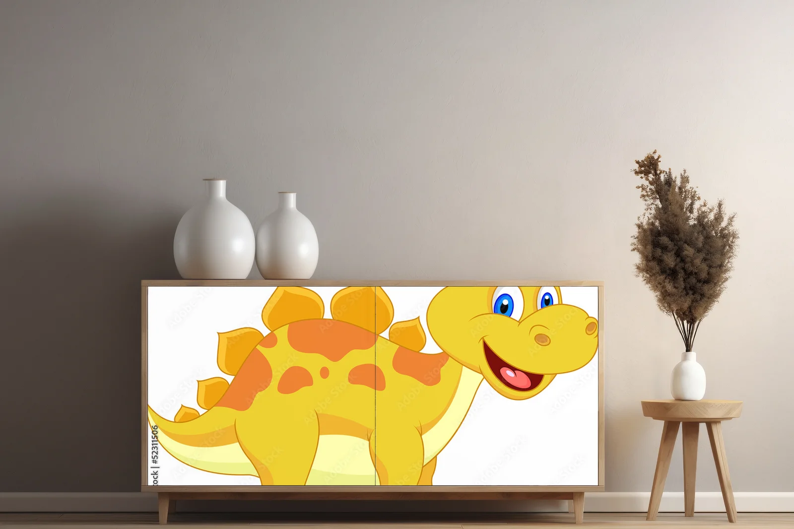 Urocze dinozaury w bajkowej kolorystyce