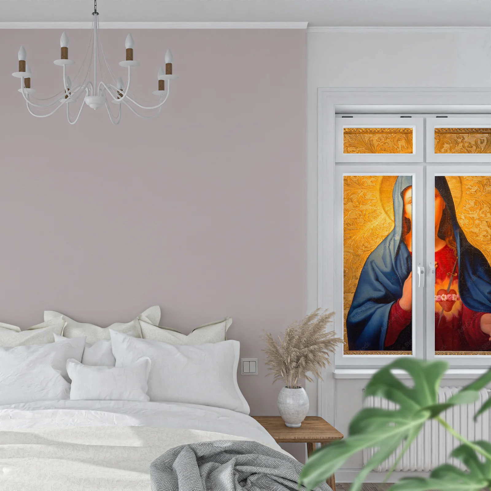 Mistyczna Madonna we wnętrzu stworzonym z emocji
