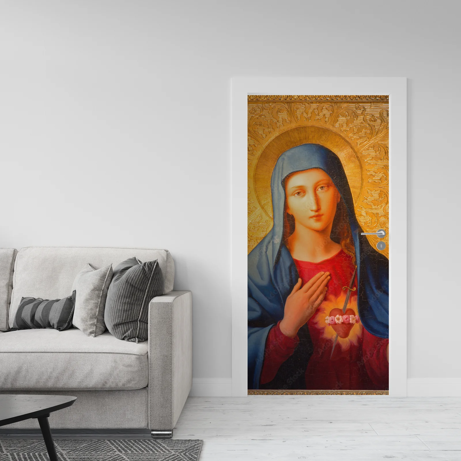 Mistyczna Madonna we wnętrzu stworzonym z emocji