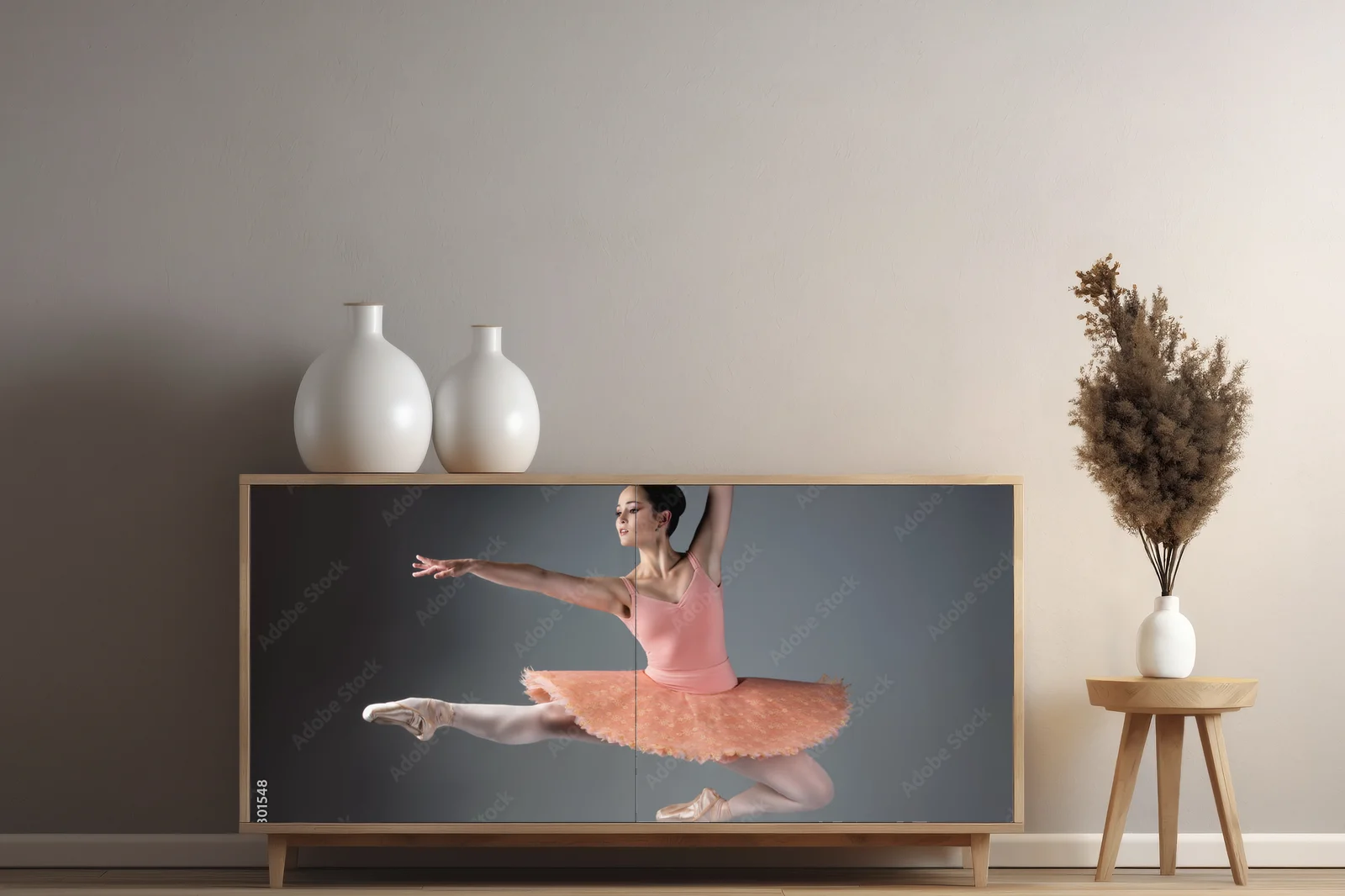 Wspaniała baletnica w eleganckiej aranżacji