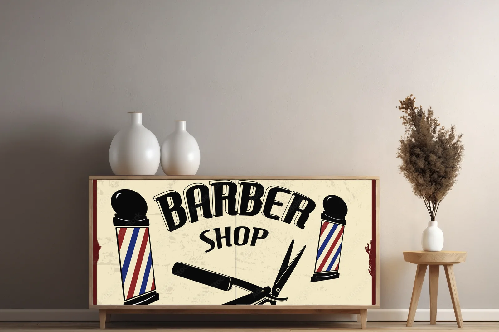 Vintage Barber Shop – elegancja w rustykalnym klimacie