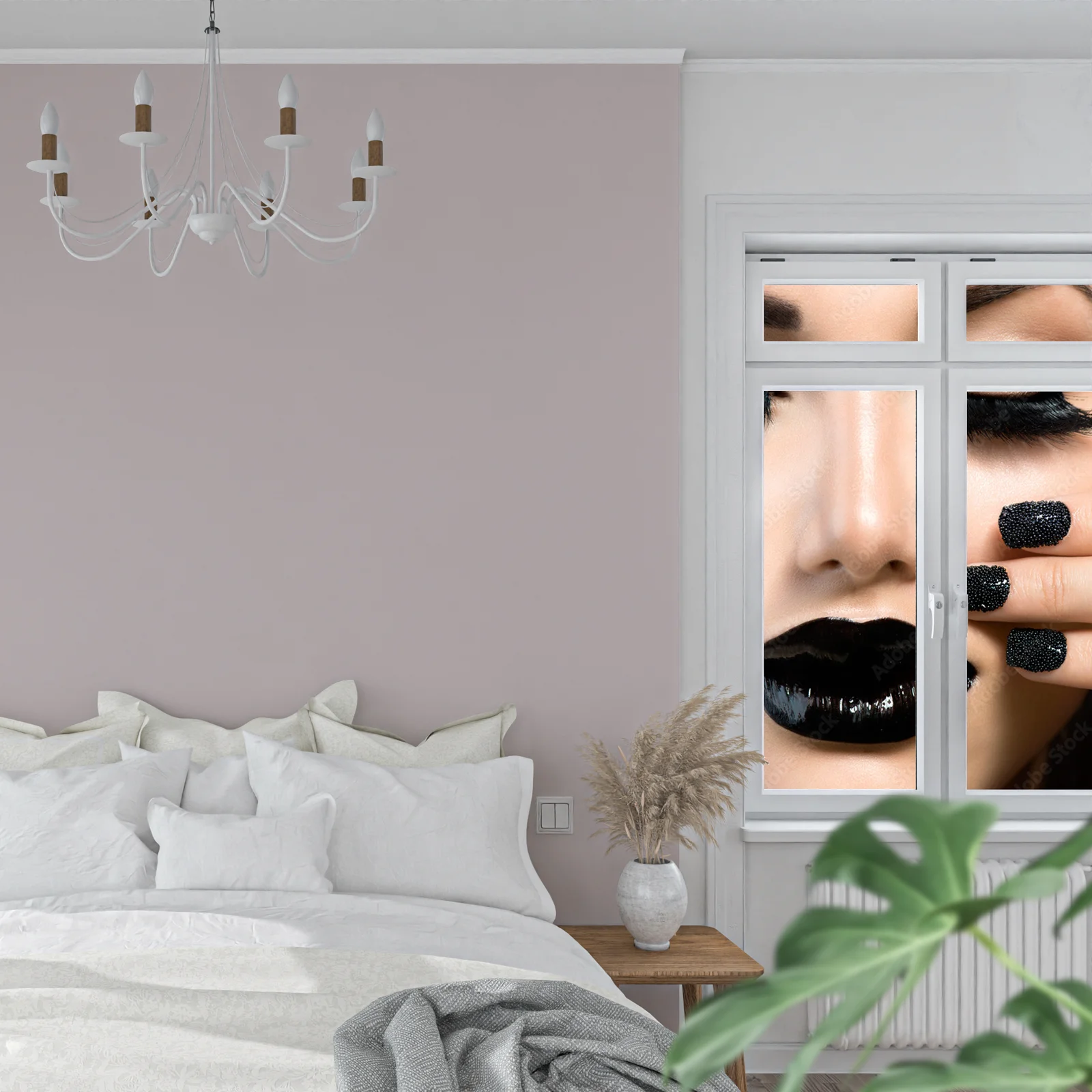 Glamour i elegancja - czarna manicure w stylu