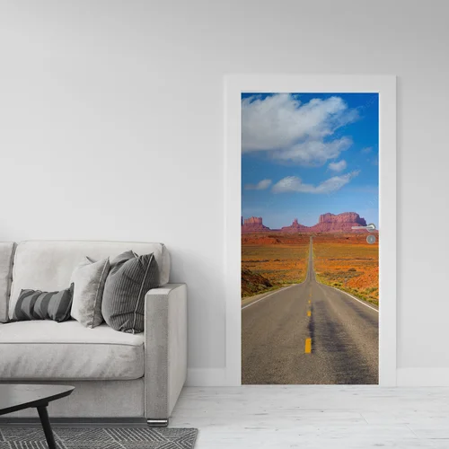 Zachwycający widok na Monument Valley w intensywnych barwach