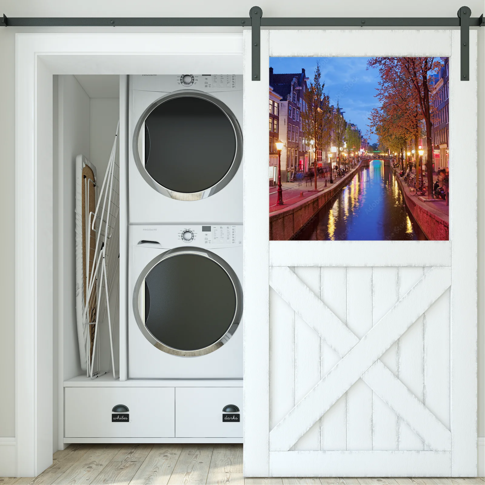 Zjawiskowy Amsterdam w blasku czerwonych świateł