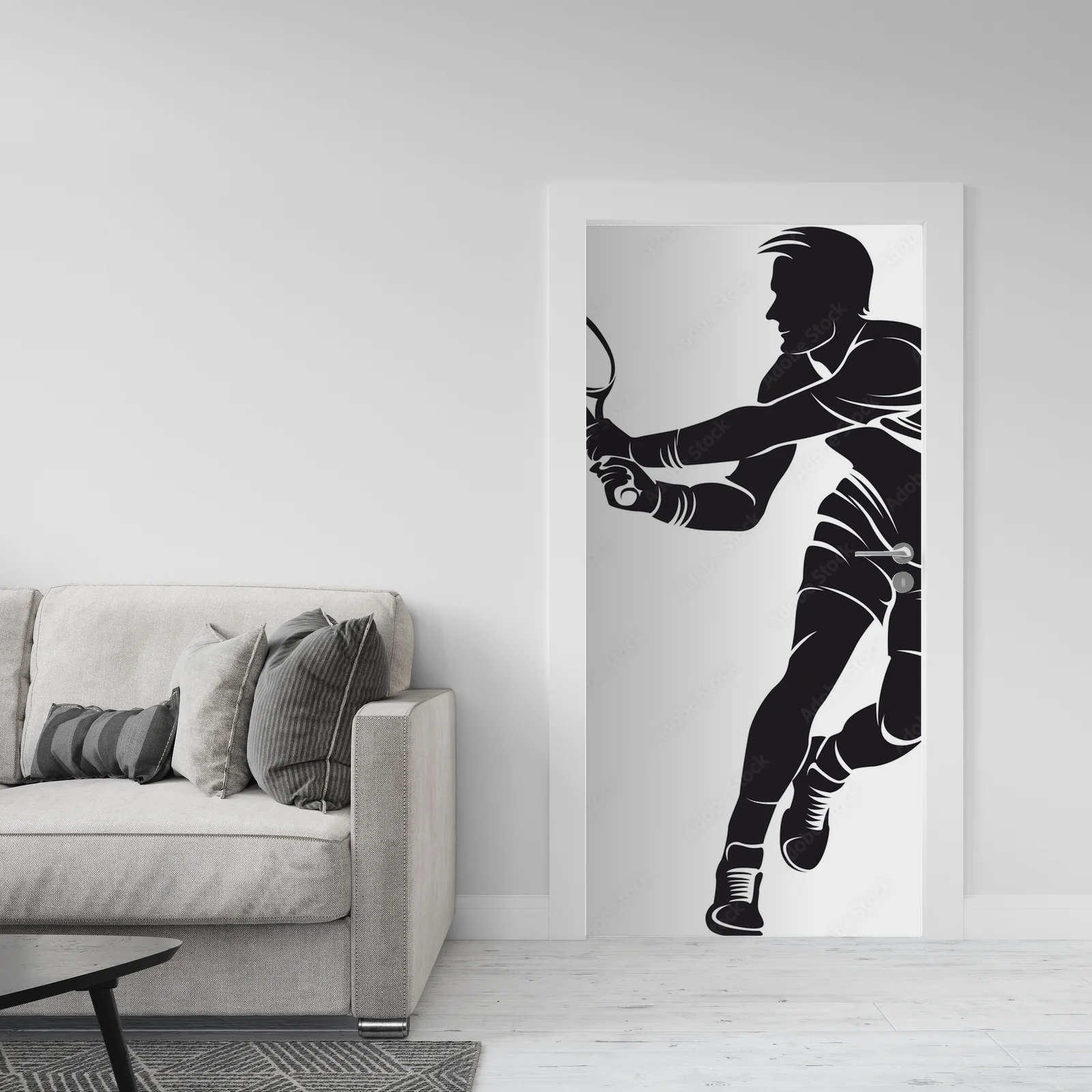 Silhouette tenisisty – dynamiczna sztuka ruchu
