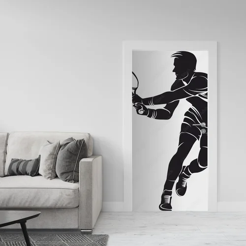 Silhouette tenisisty – dynamiczna sztuka ruchu