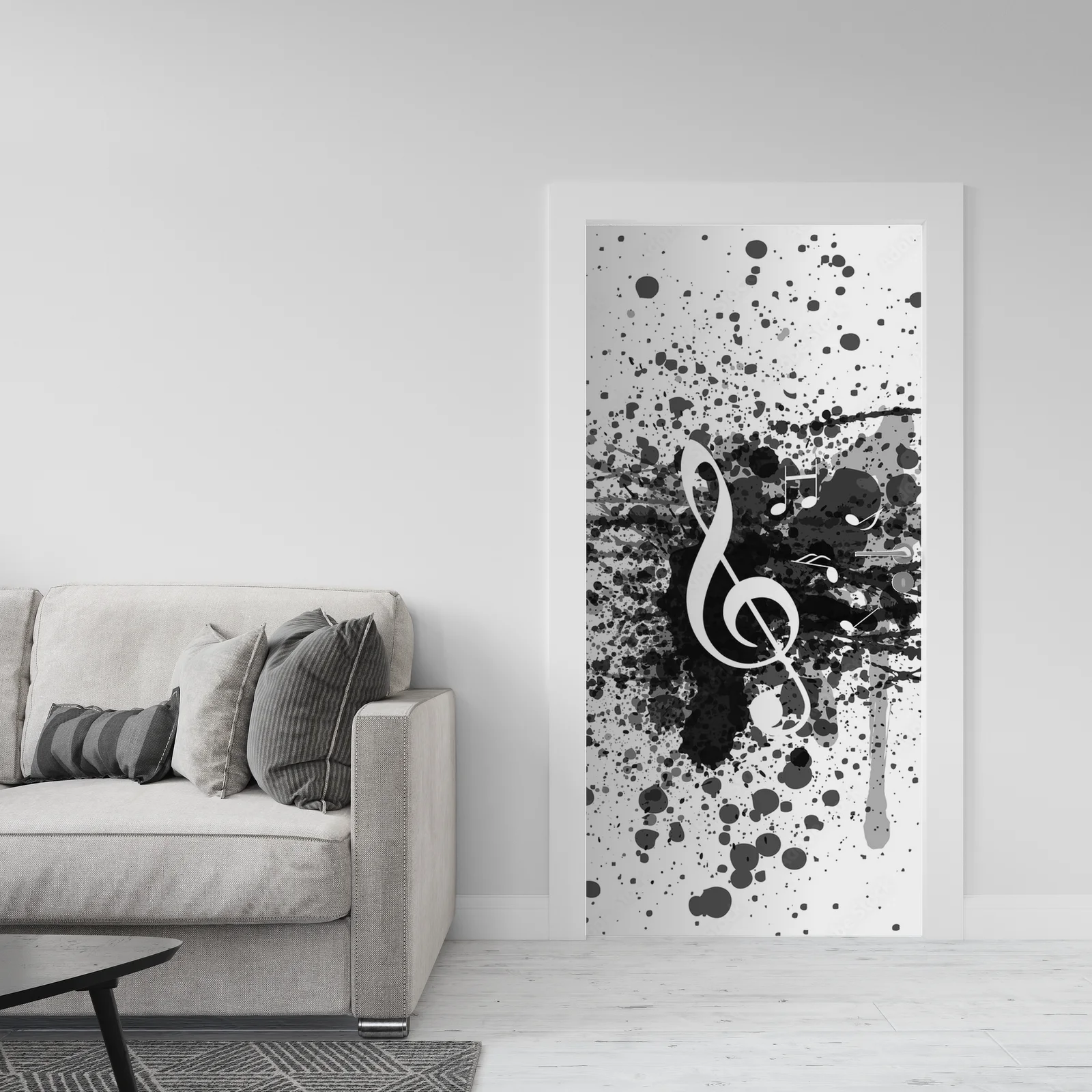 Harmonia dźwięków w monochromatycznej elegancji