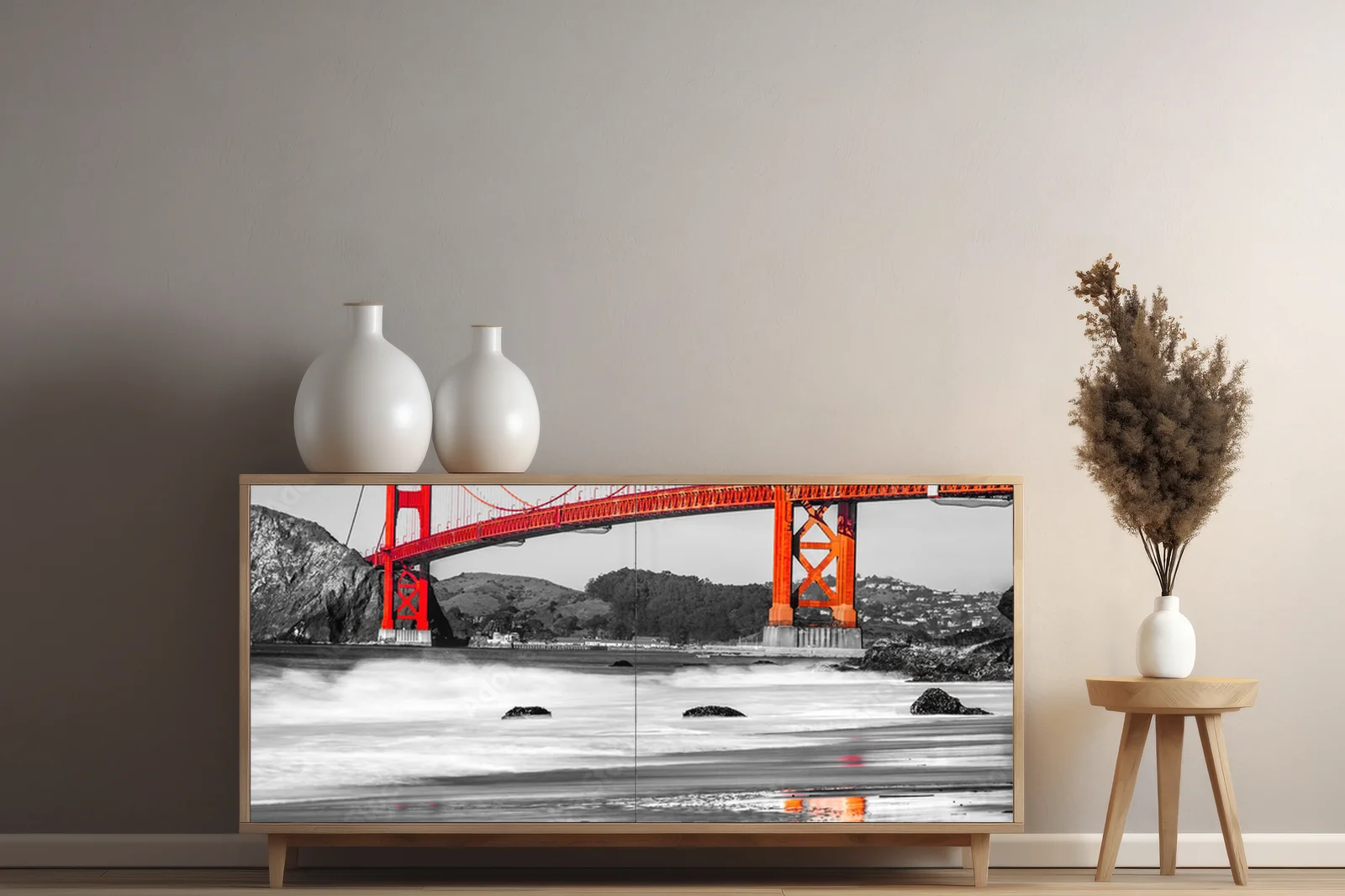Magiczne bramy San Francisco w stonowanych barwach