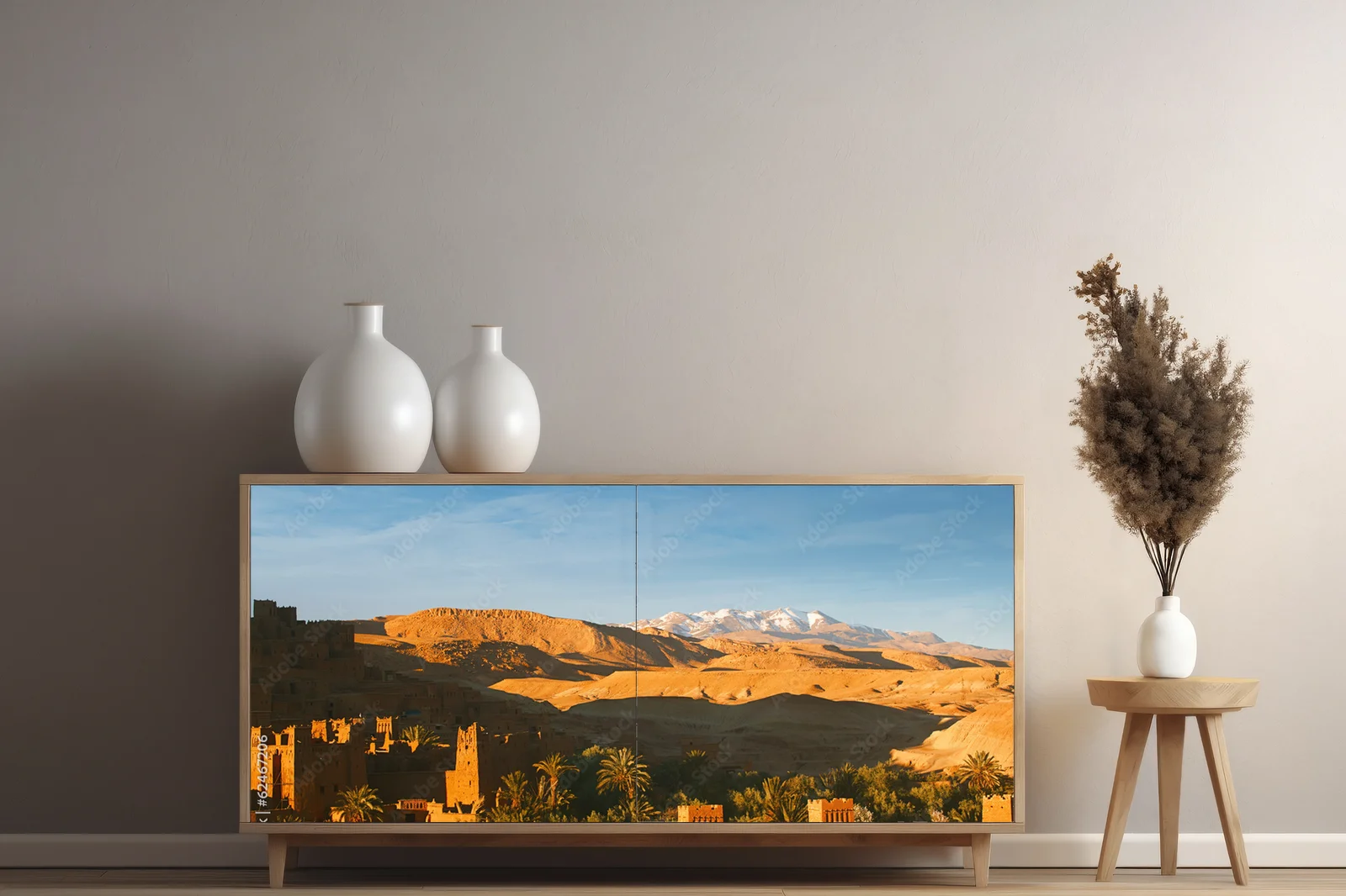 Zachwycająca kompozycja Ait Benhaddou w pastelowej tonacji