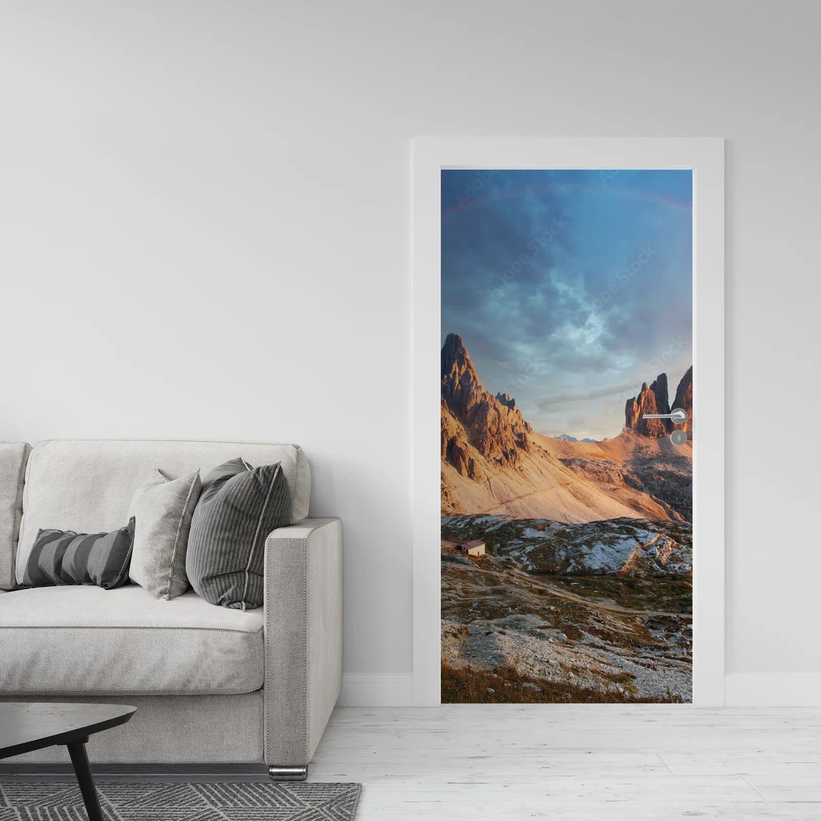 Zachwycające Dolomity w magicznych barwach zachodu