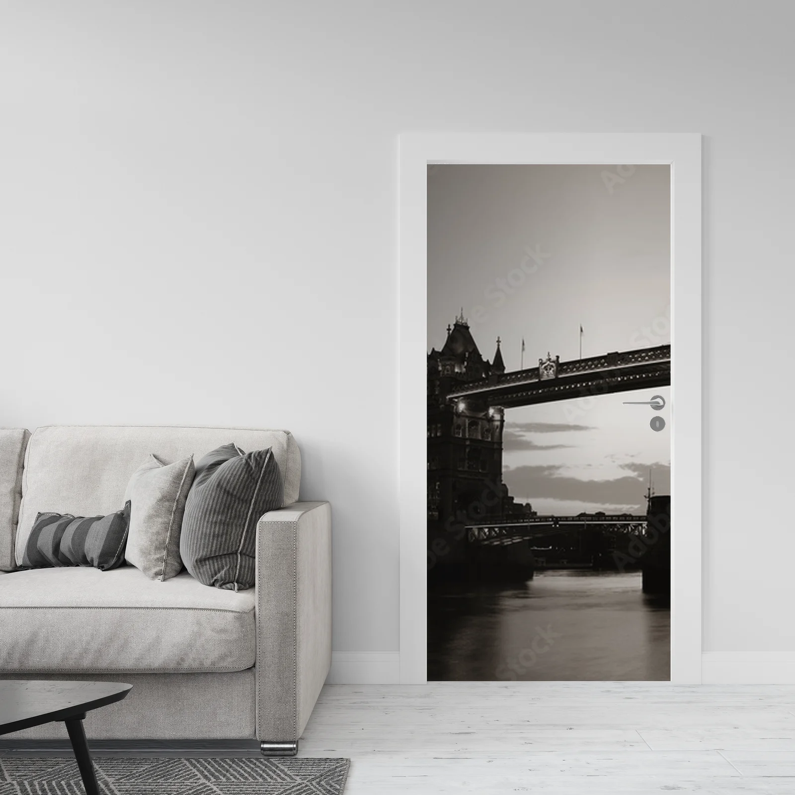 Ikoniczny Tower Bridge w nostalgicznych odcieniach