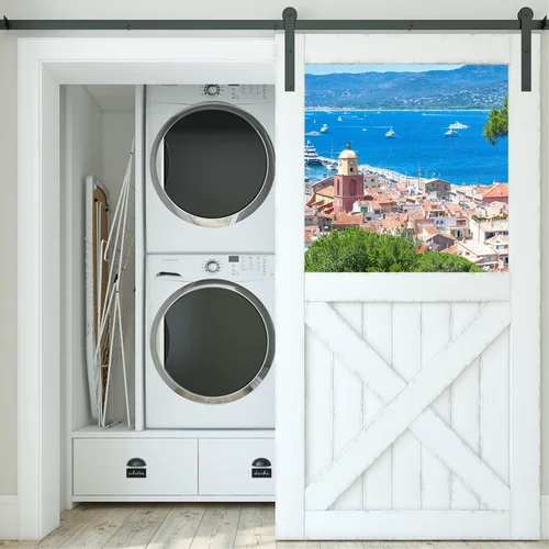 Panoramiczny widok na zatokę Saint-Tropez