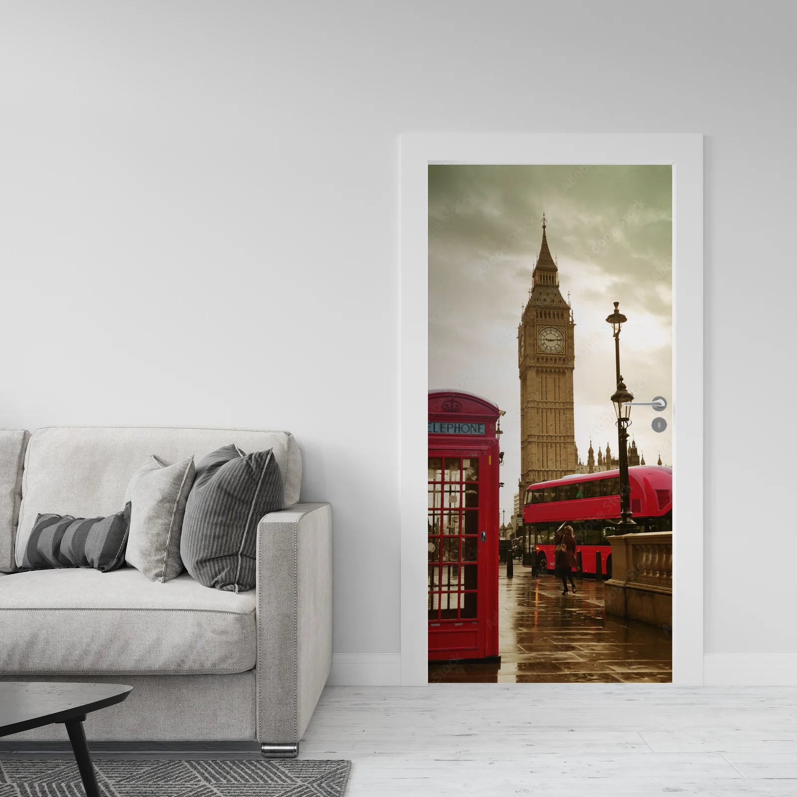 Urokliwe poranki ulic Londynu w pastelowych odcieniach